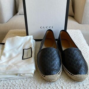 Gucci Microguccissima Signature Espadrille size 37/US 7